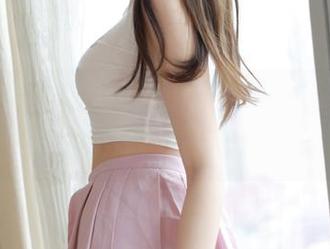模范学院 – 艾莉Evelyn的短裙、私房图片，不经意间的不和谐